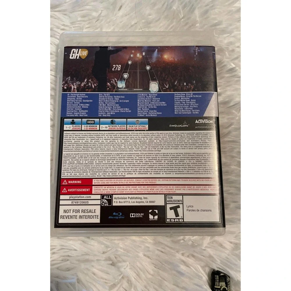 COPY - Guitar Hero Live Bundle Ps3